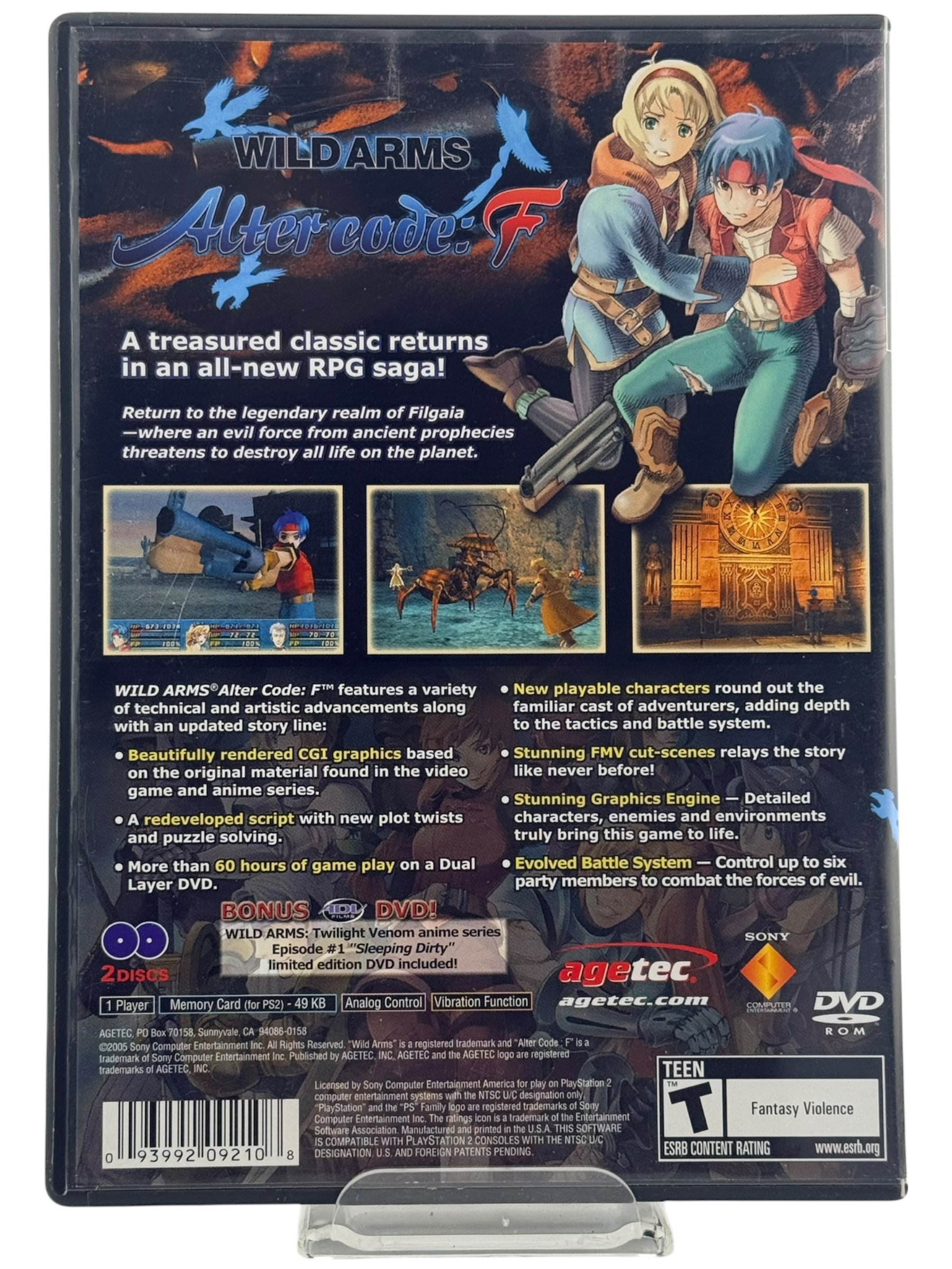 Wild ARMs Alter Code: F