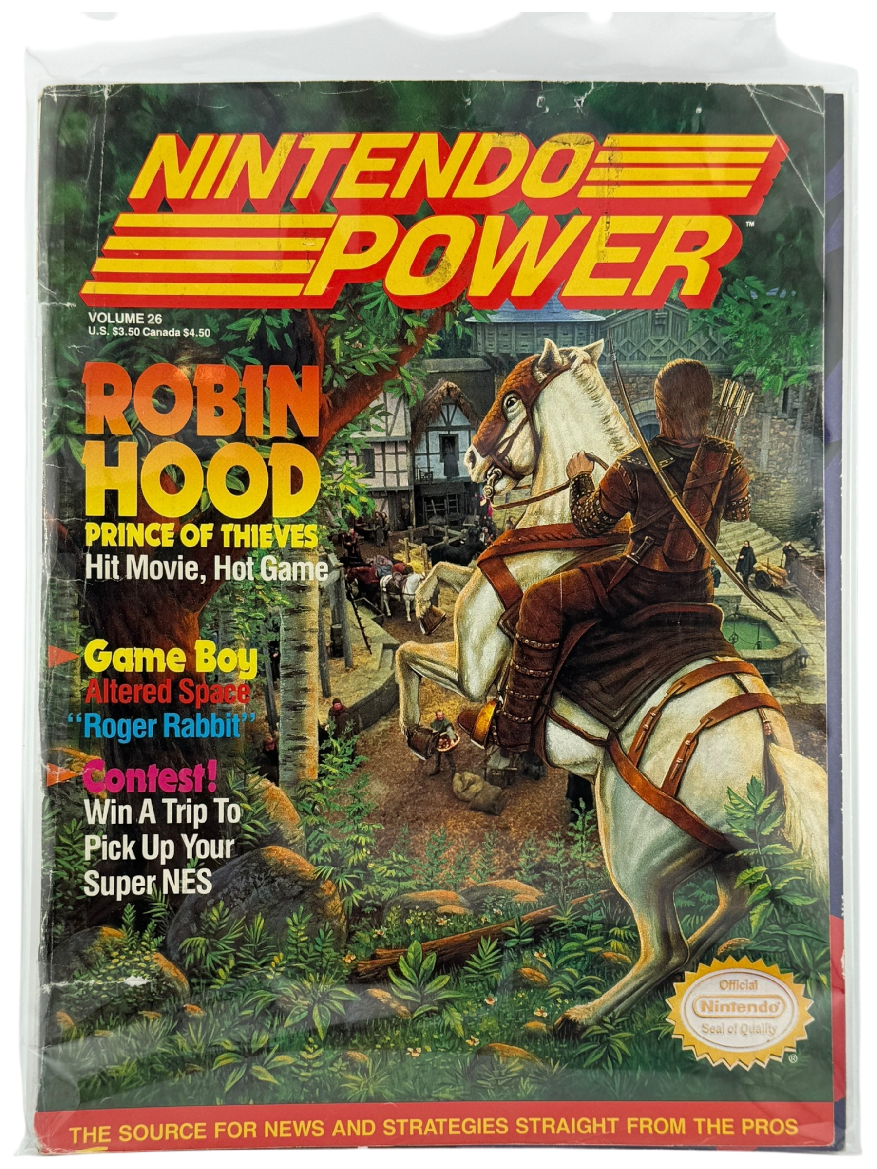 Nintendo Power – Robin Hood: Prince of Thieves [Volume 26, No Poster]