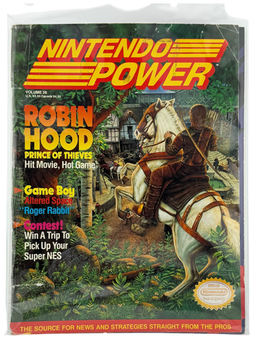 Nintendo Power – Robin Hood: Prince of Thieves [Volume 26, No Poster]