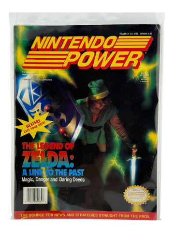 Nintendo Power – The Legend of Zelda: A Link to the Past [Volume 34 with Poster]