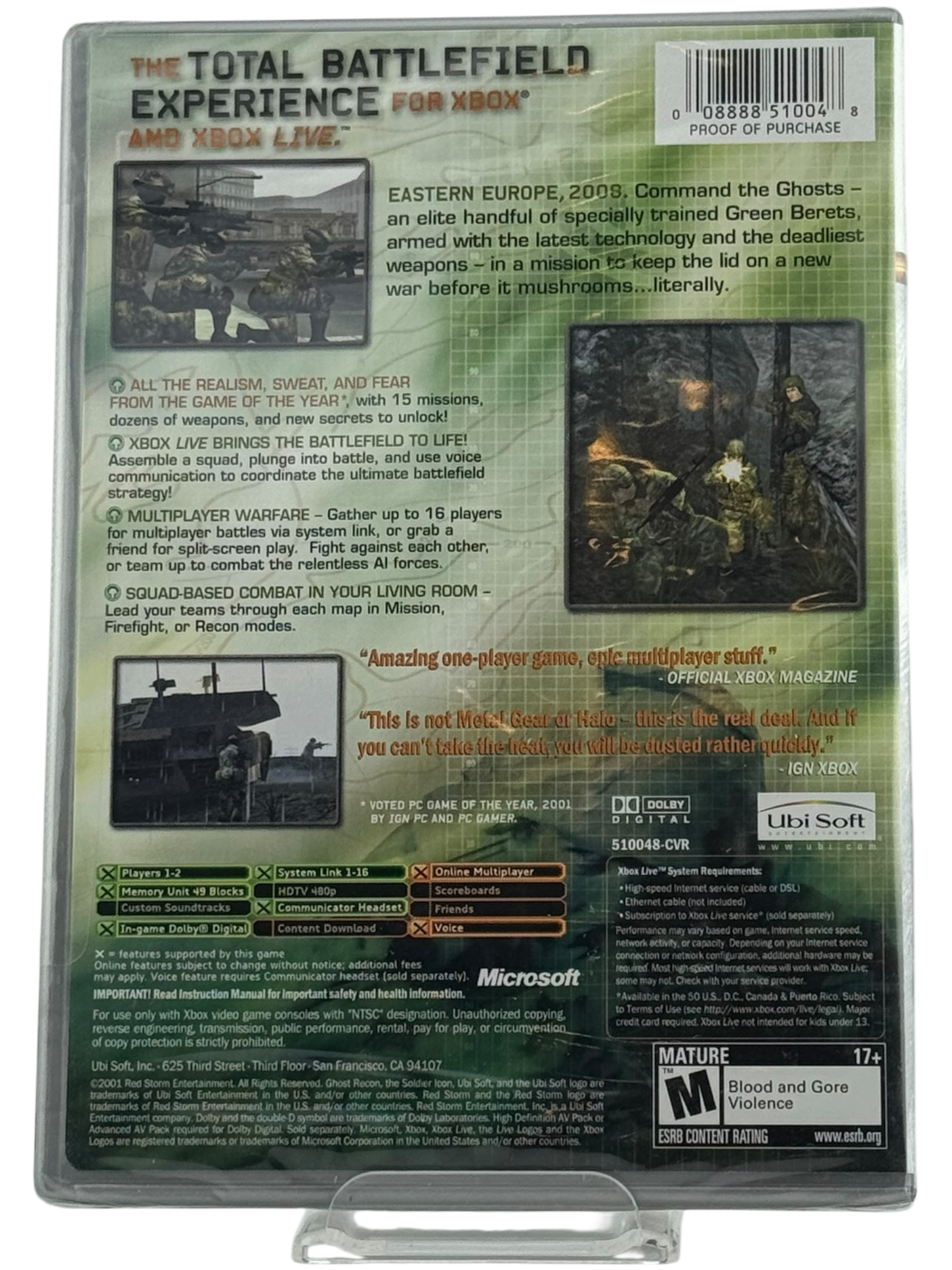 Ghost Recon [Platinum Hits] [Sealed]