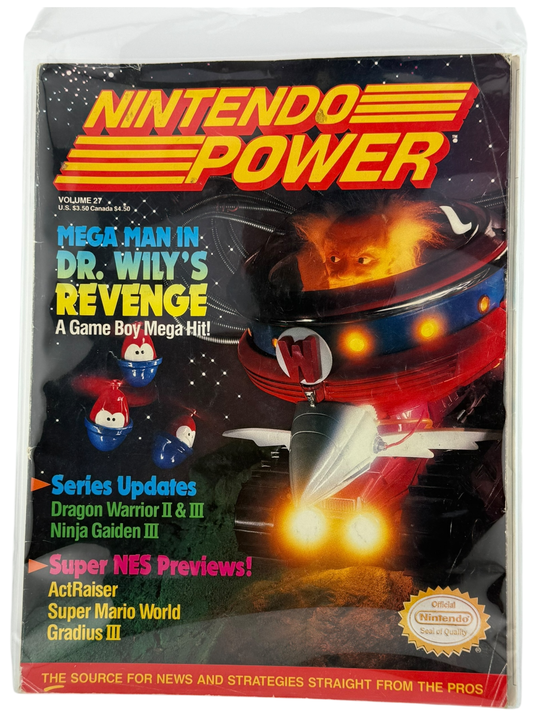 Nintendo Power – Mega Man in Dr. Wily's Revenge [Volume 27, No Poster]