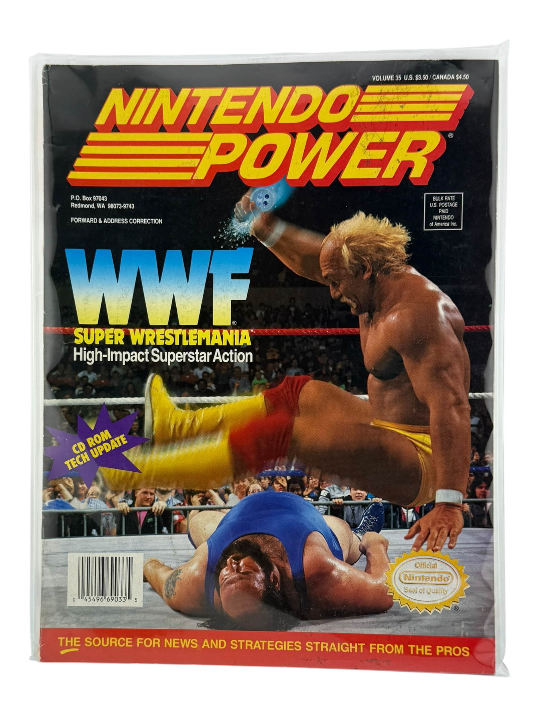 Nintendo Power – WWF Super WrestleMania [Volume 35 with Poster]