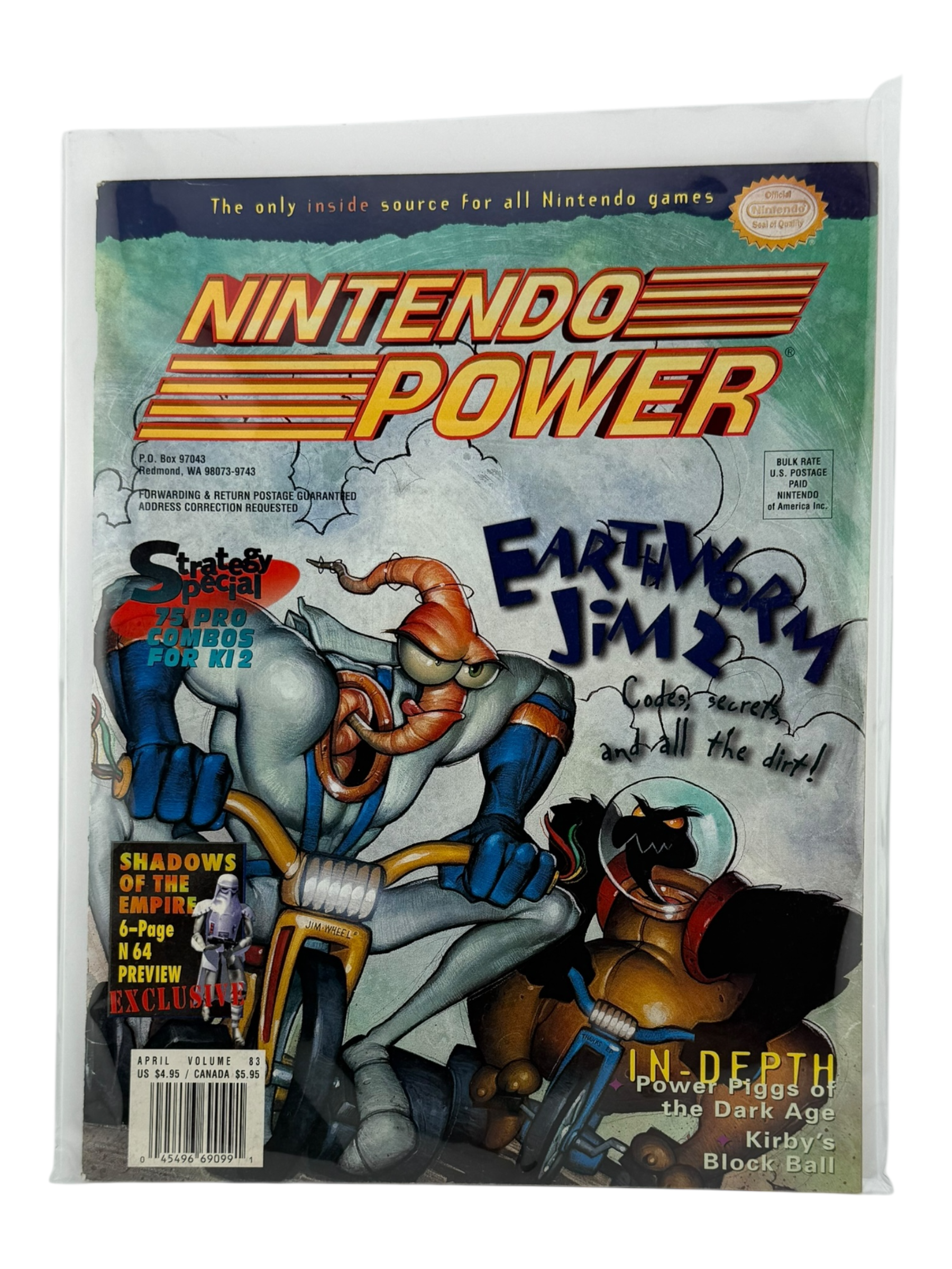 Nintendo Power – Earthworm Jim 2 [Volume 83 with Poster]