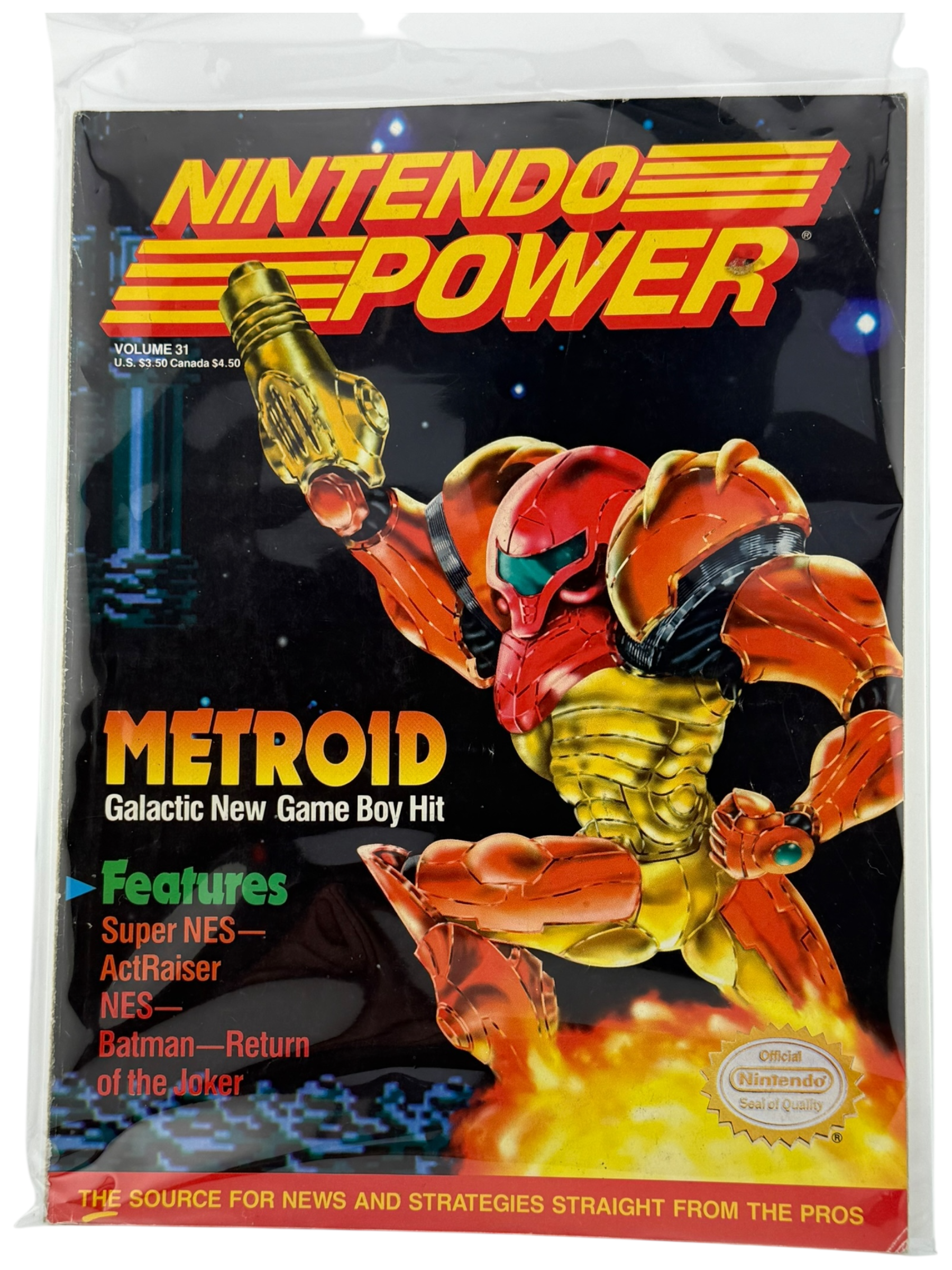Nintendo Power – Metroid [Volume 31, No Poster]