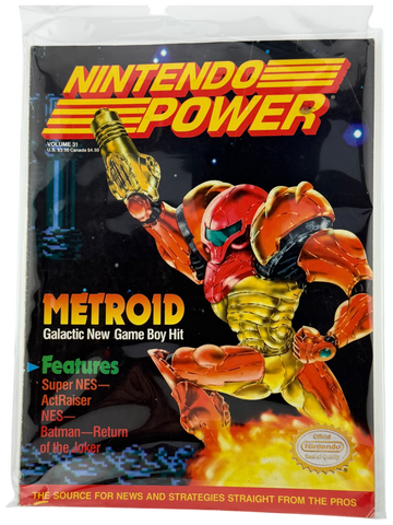 Nintendo Power – Metroid [Volume 31, No Poster]