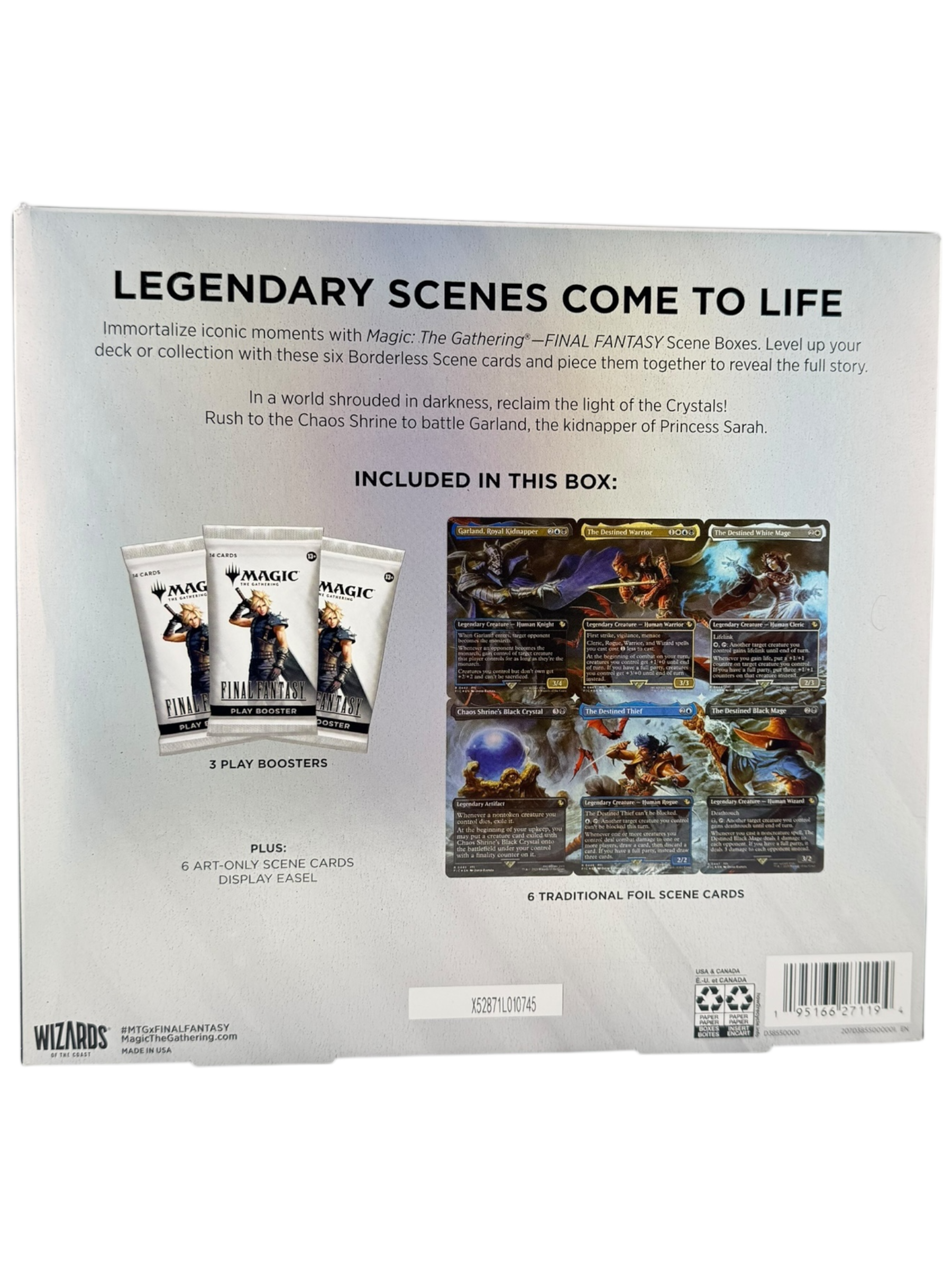 FINAL FANTASY - Scene Box (Garland at the Chaos Shrine)