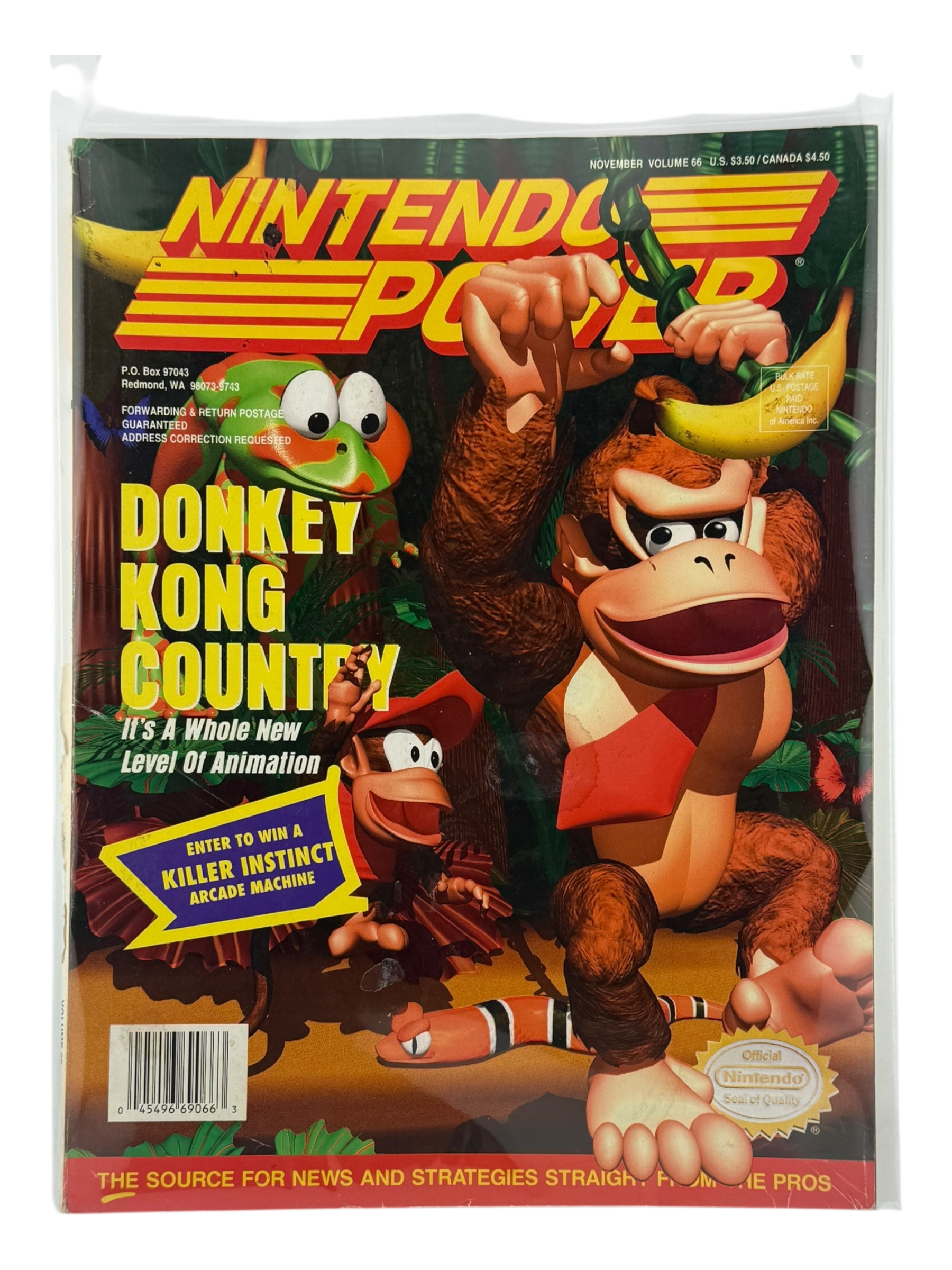 Nintendo Power – Donkey Kong Country [Volume 66 with Poster]