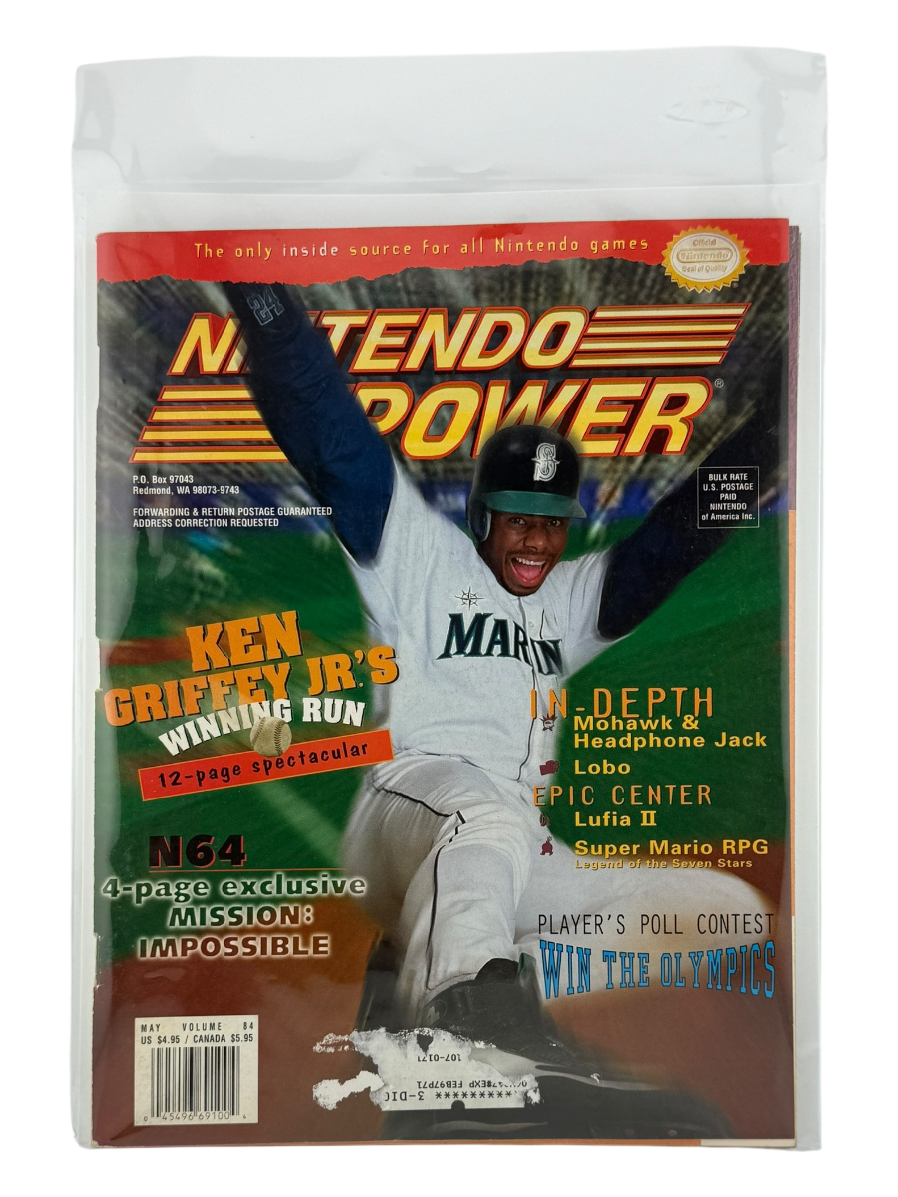 Nintendo Power – Ken Griffey Jr.’s Winning Run [Volume 84 with Poster]