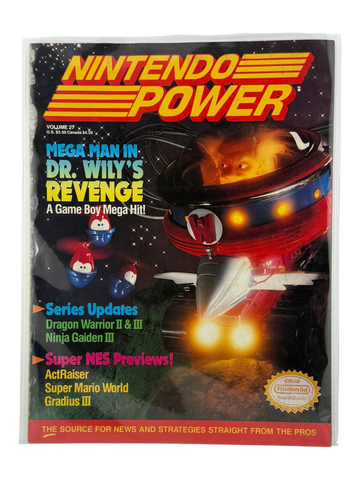 Nintendo Power – Mega Man in Dr. Wily's Revenge [Volume 27 with Poster]