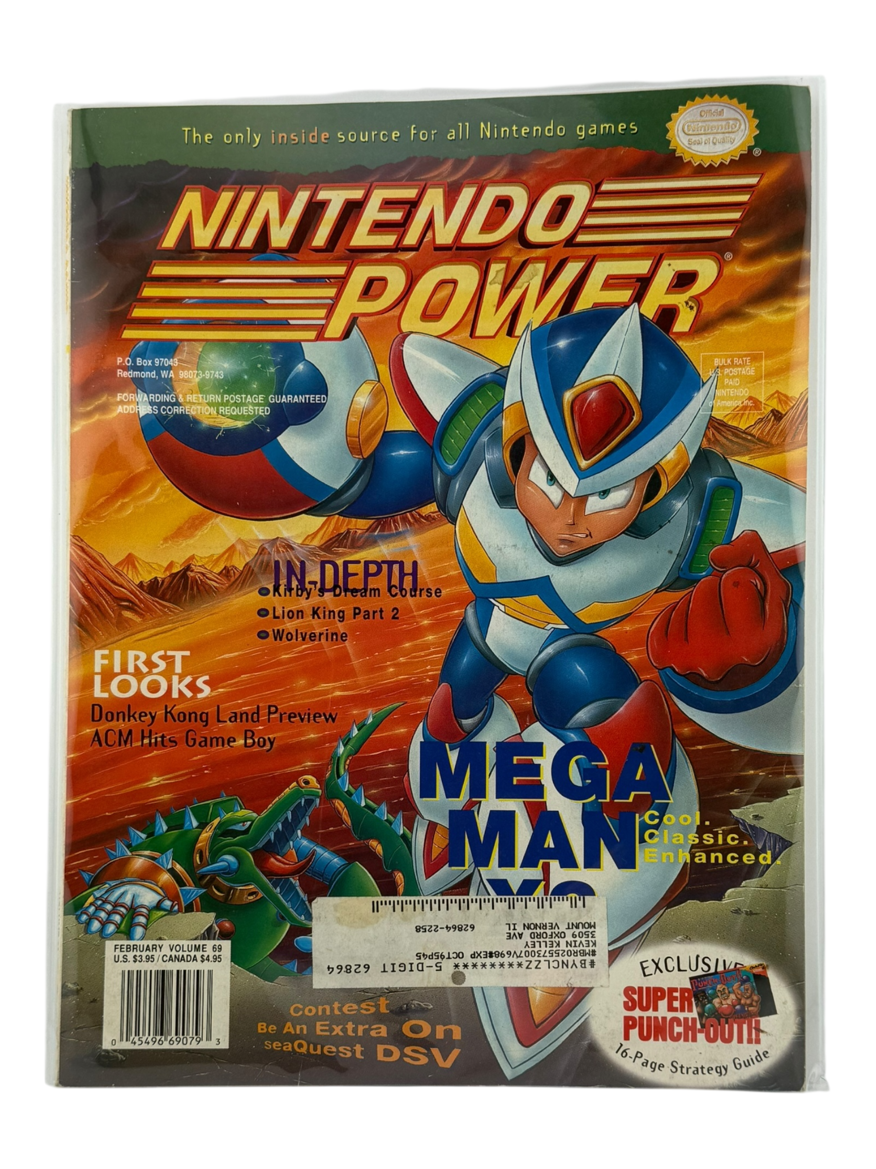 Nintendo Power – Mega Man X2 [Volume 69 with Poster]