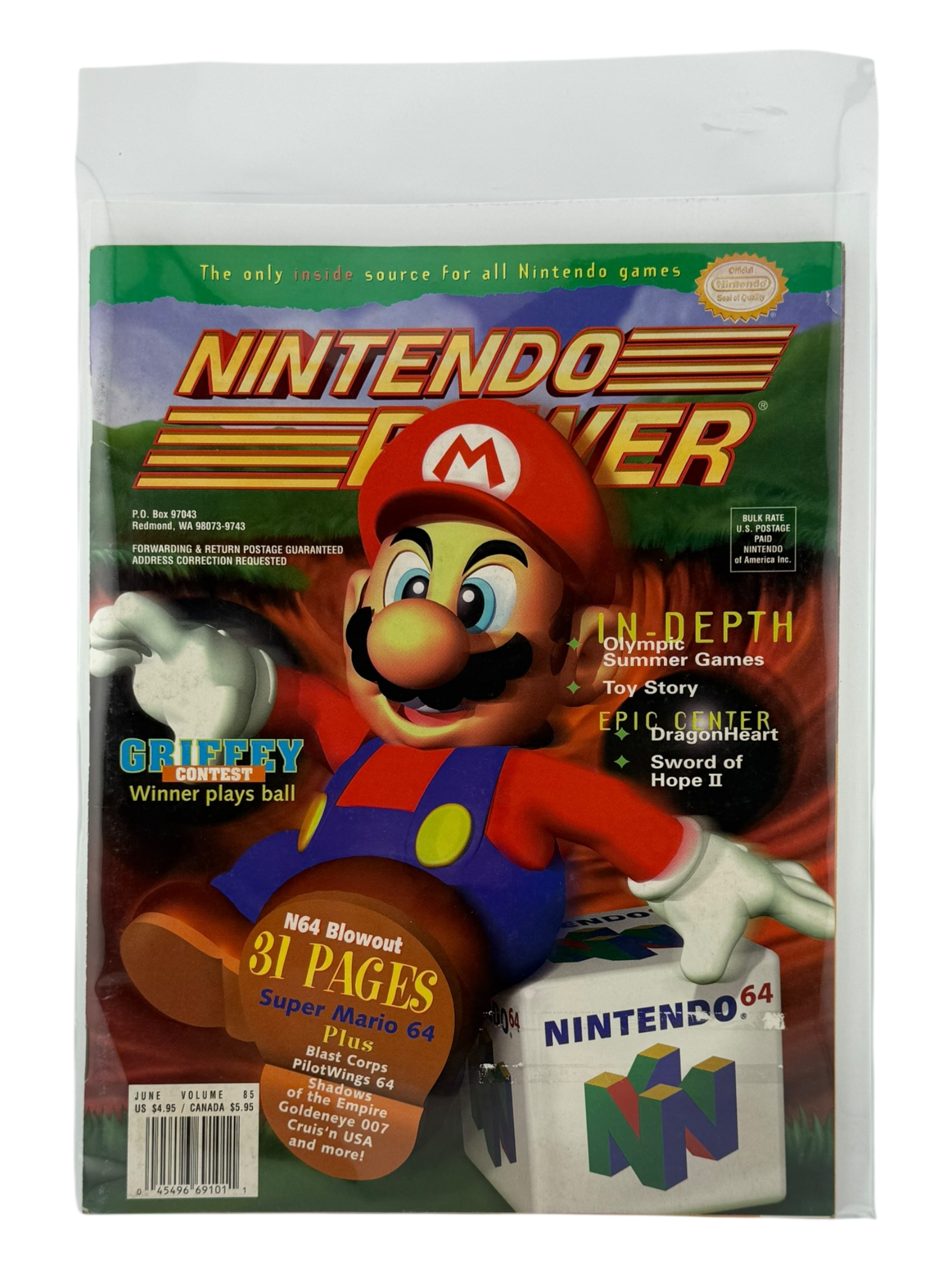 Nintendo Power – Super Mario 64 [Volume 85 with Poster]
