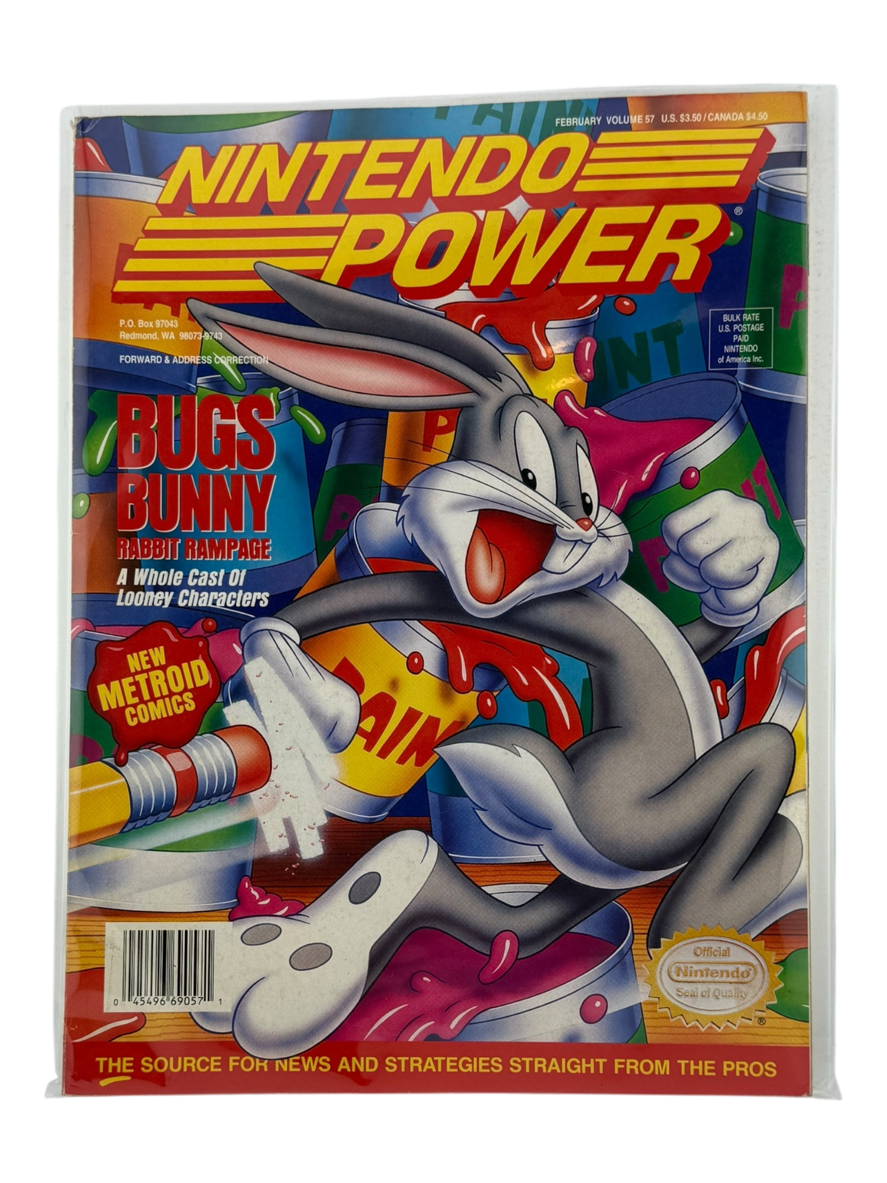 Nintendo Power – Bugs Bunny: Rabbit Rampage [Volume 57 with Poster]