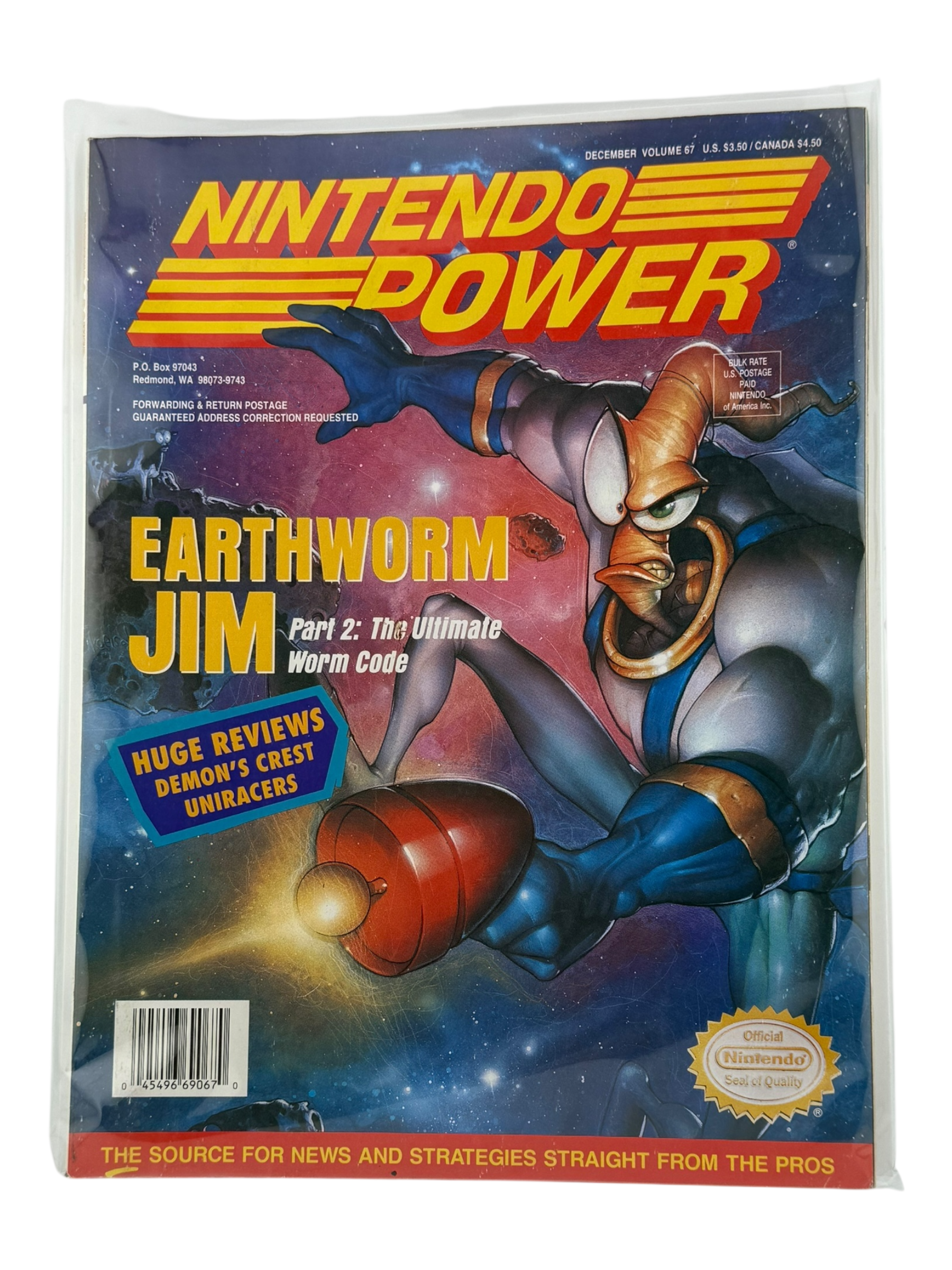 Nintendo Power – Earthworm Jim [Volume 67 with Poster]