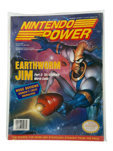 Nintendo Power – Earthworm Jim [Volume 67 with Poster]