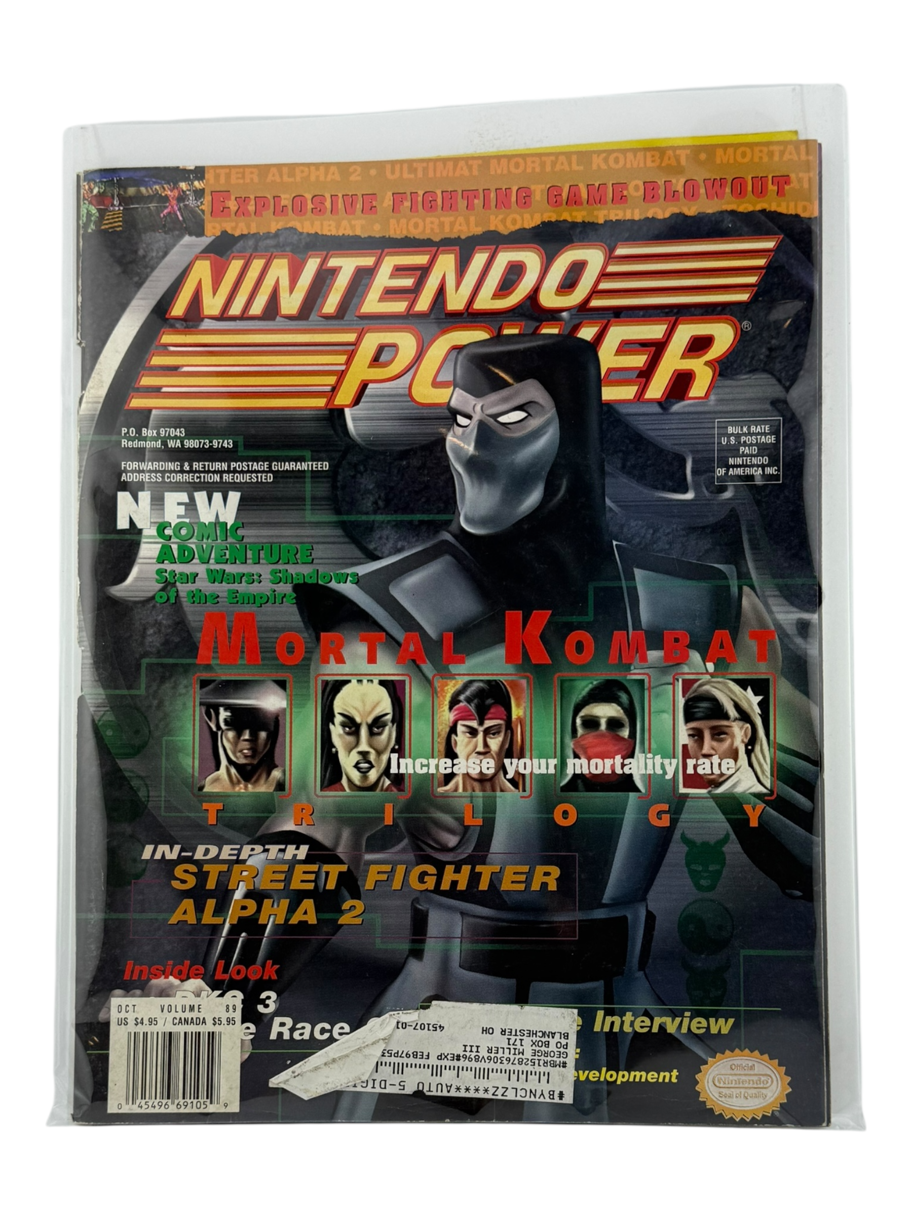 Nintendo Power – Mortal Kombat Trilogy [Volume 89 with Poster]