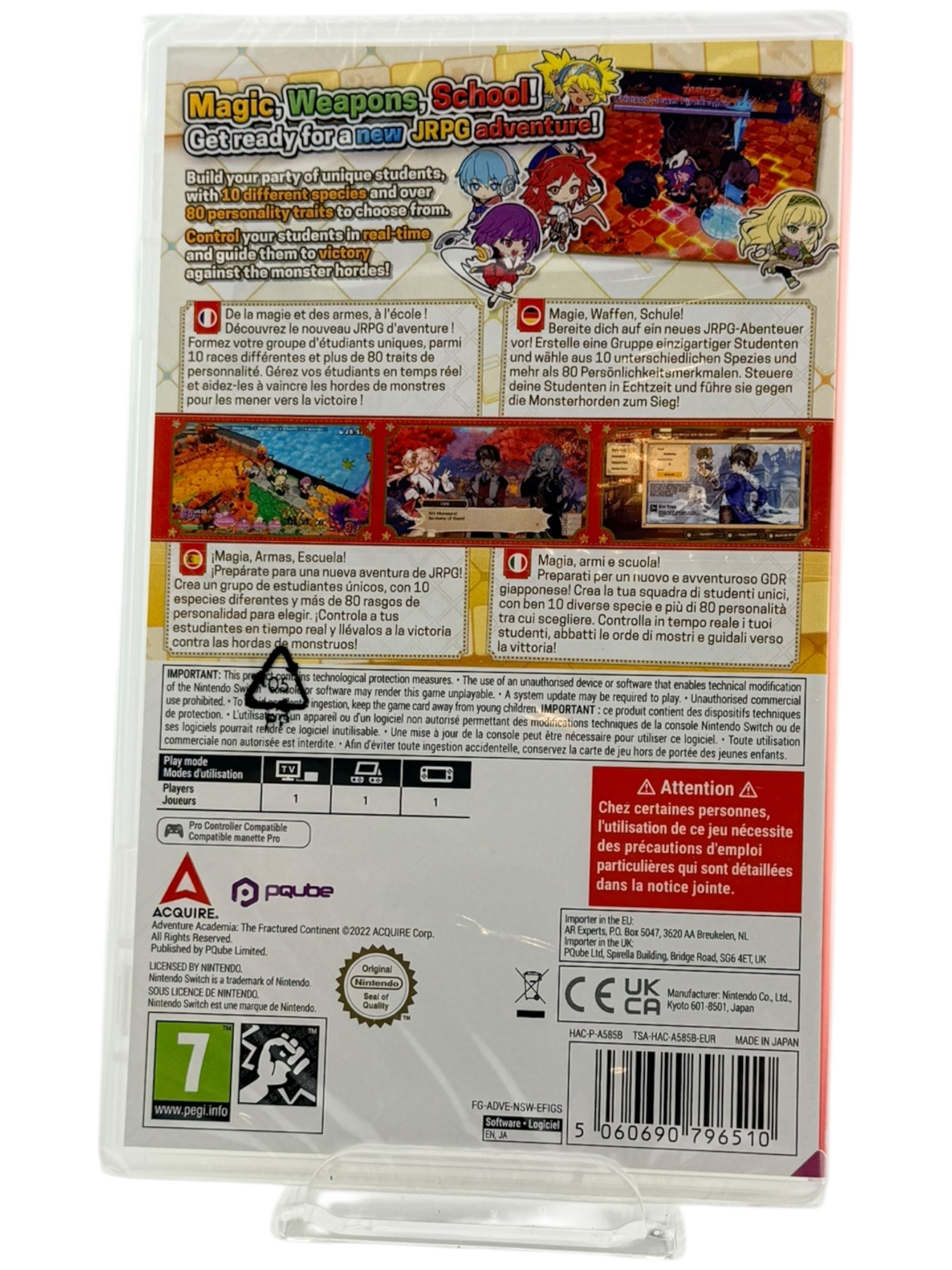 Adventure Academia: The Fractured Continent [PAL]