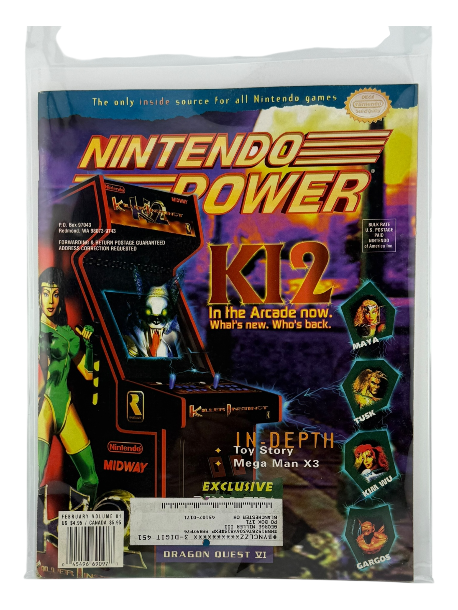 Nintendo Power – Killer Instinct 2 [Volume 81 with Poster]