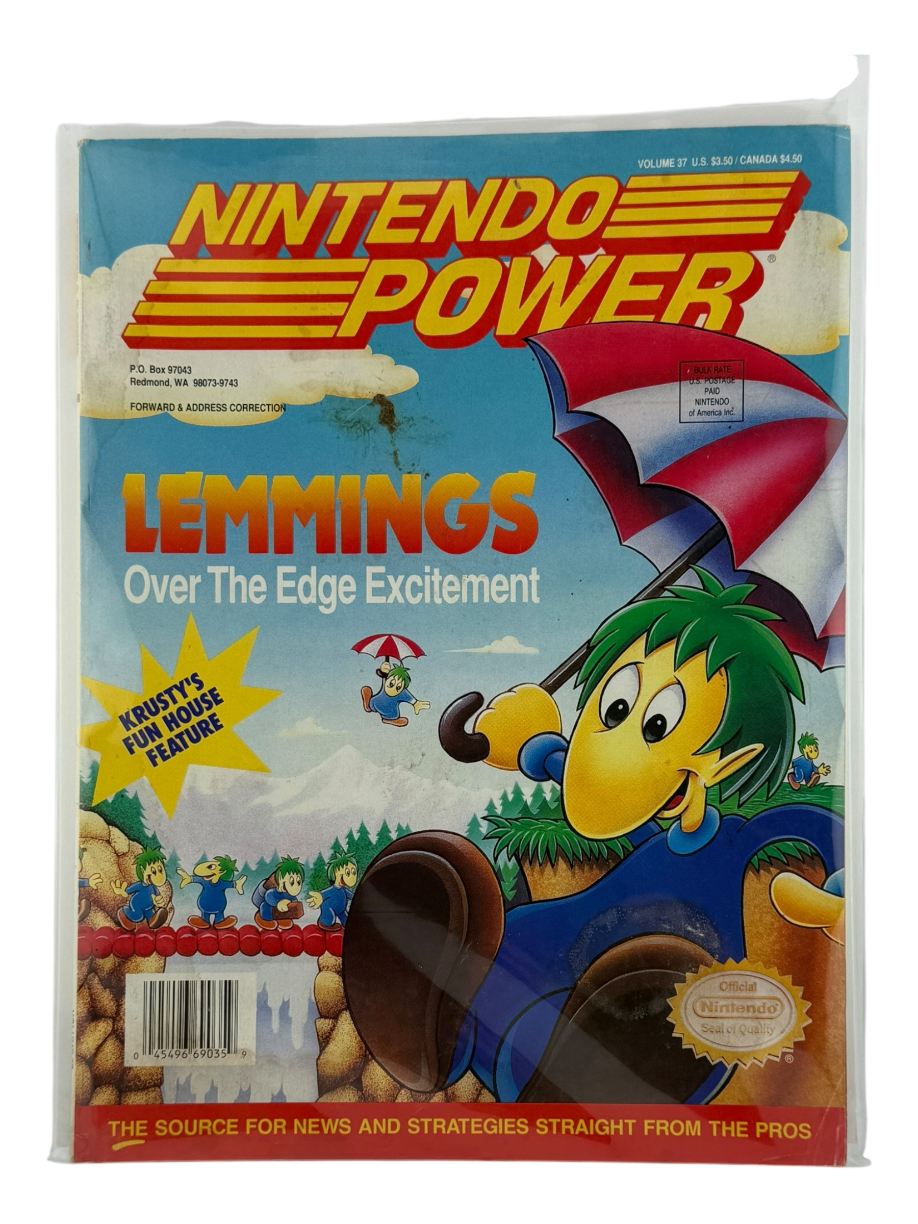 Nintendo Power – Lemmings [Volume 37 with Poster]