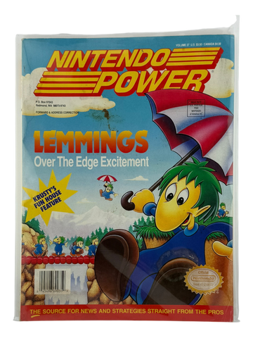 Nintendo Power – Lemmings [Volume 37 with Poster]