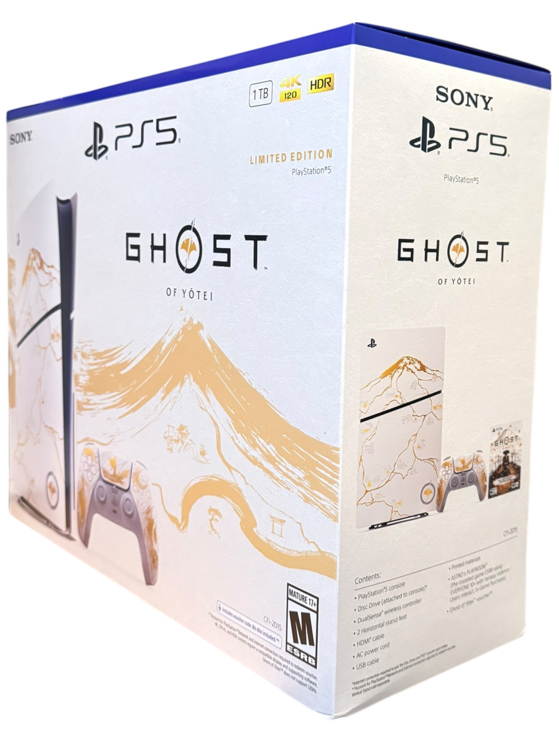 PlayStation 5 Slim Console - Ghost Of Yotei Gold Limited Edition