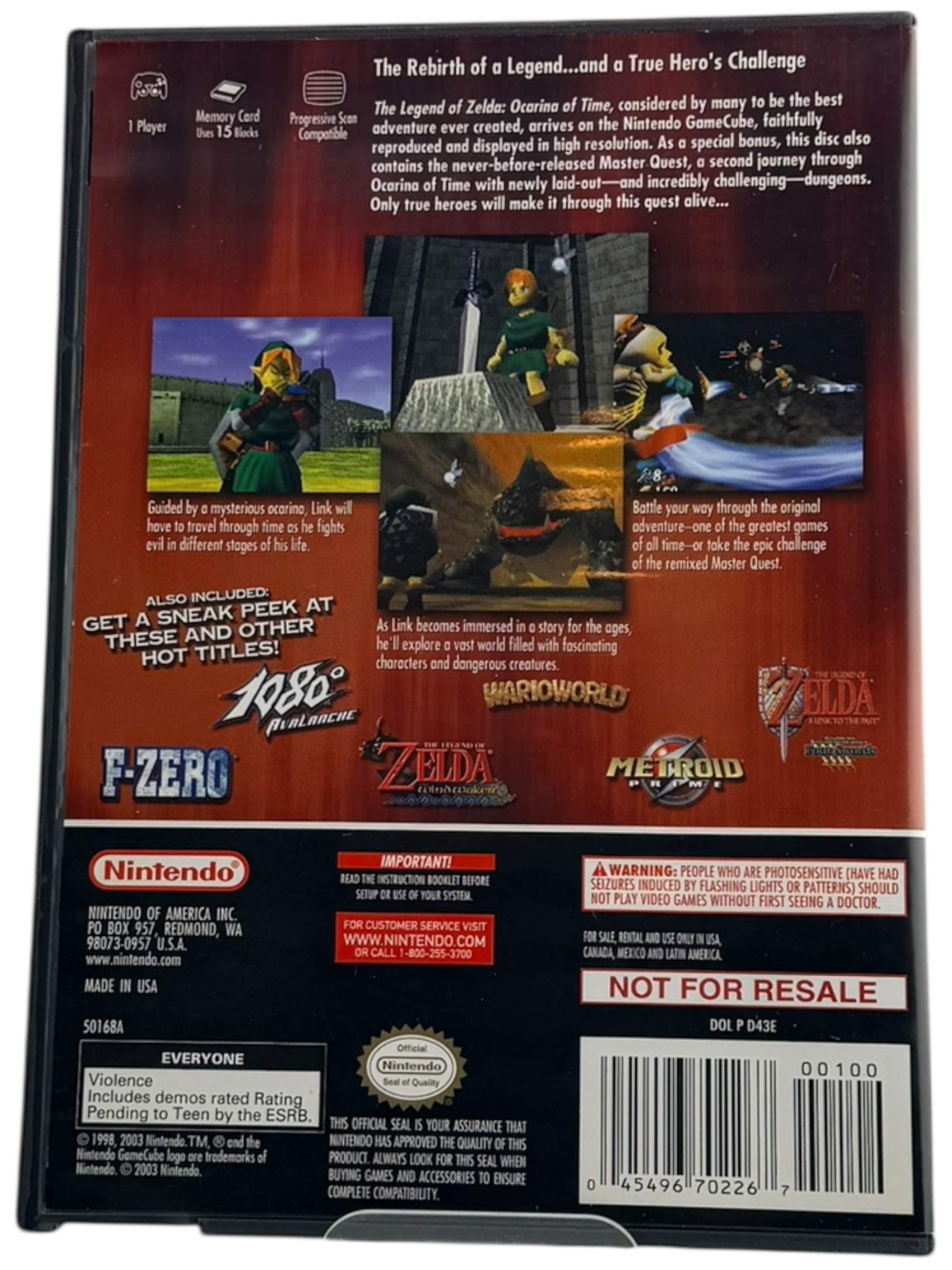 Zelda Ocarina of Time Master Quest