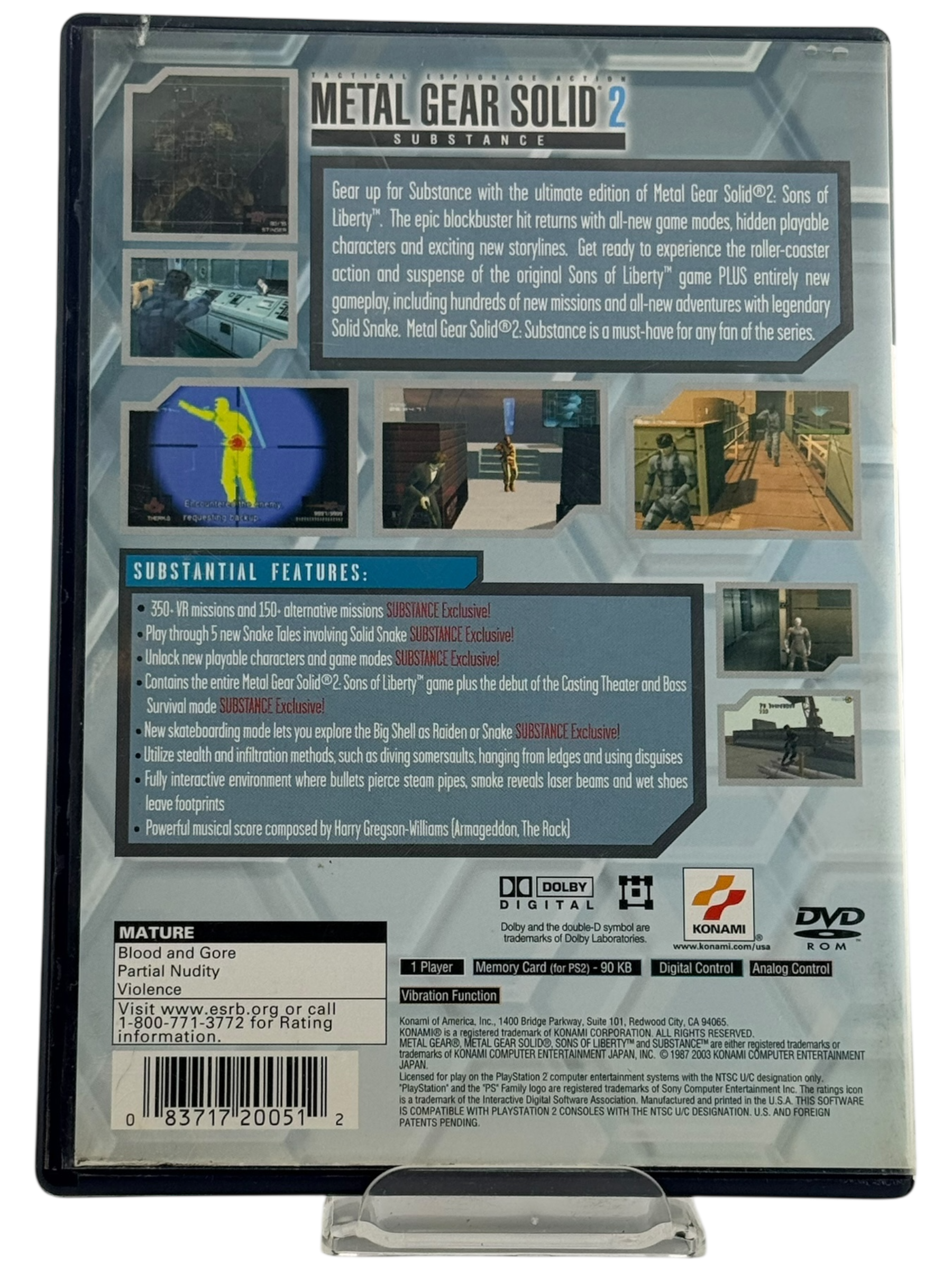 Metal Gear Solid 2 Substance