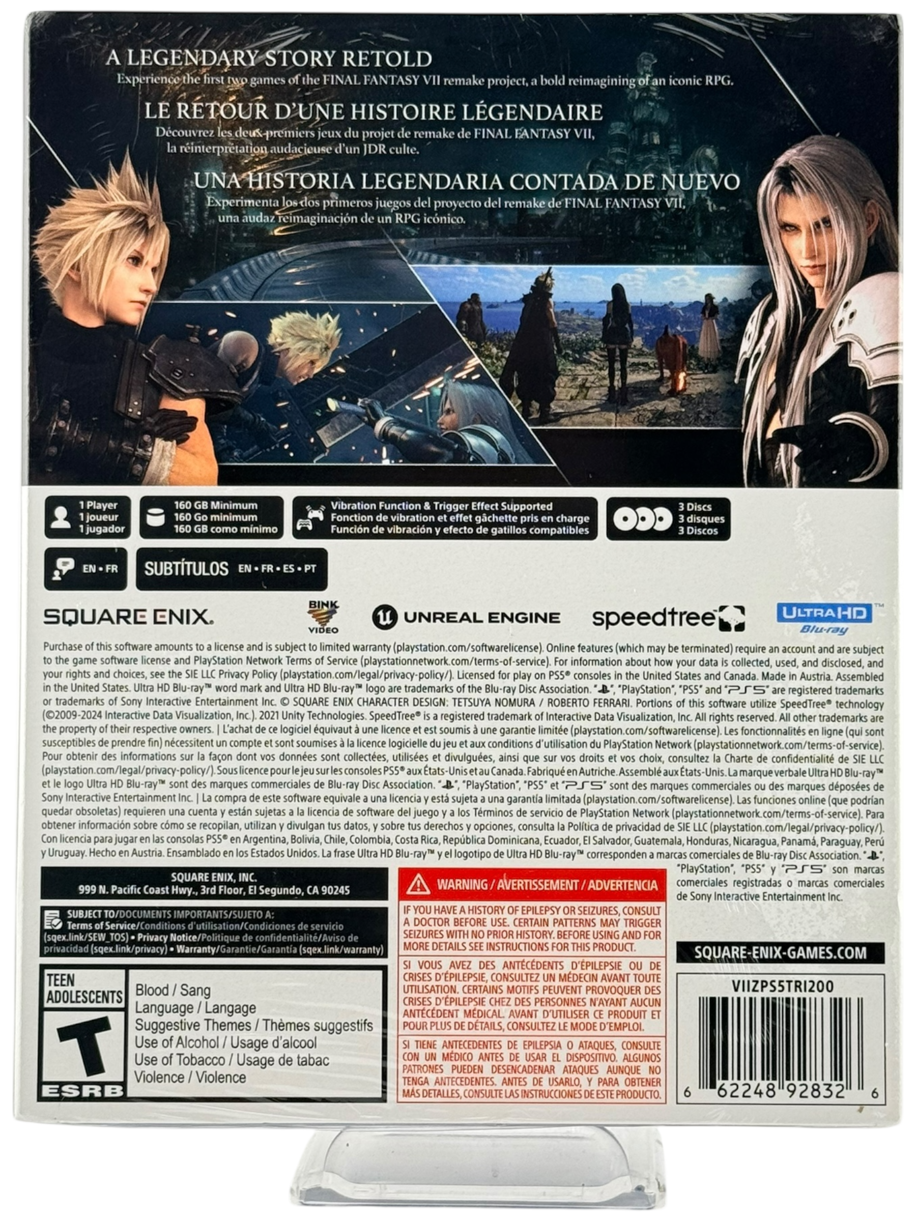 Final Fantasy VII Remake Intergrade & Rebirth [Twin Pack Physical Edition]