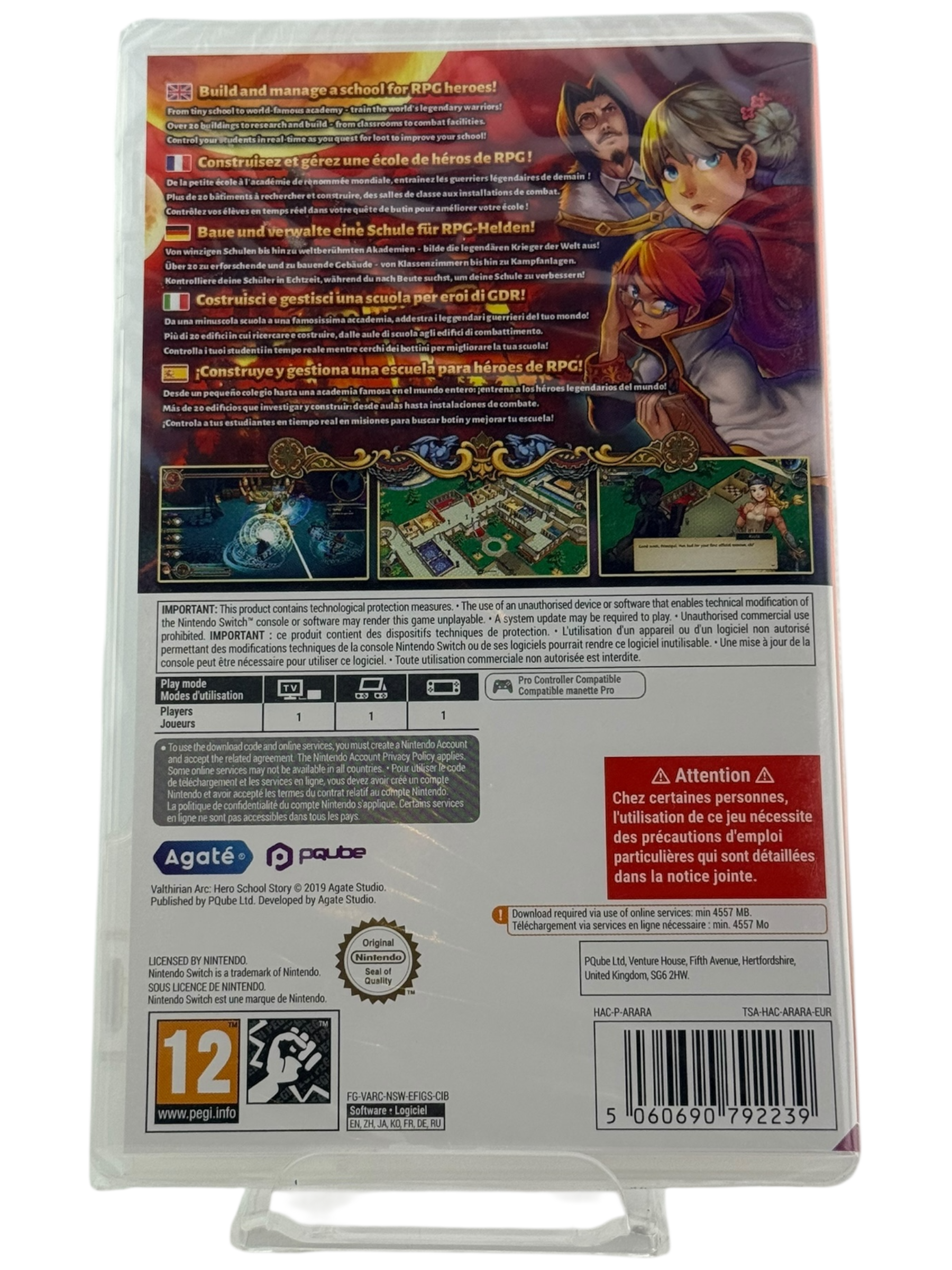 Valthirian Arc Hero School Story [PAL]