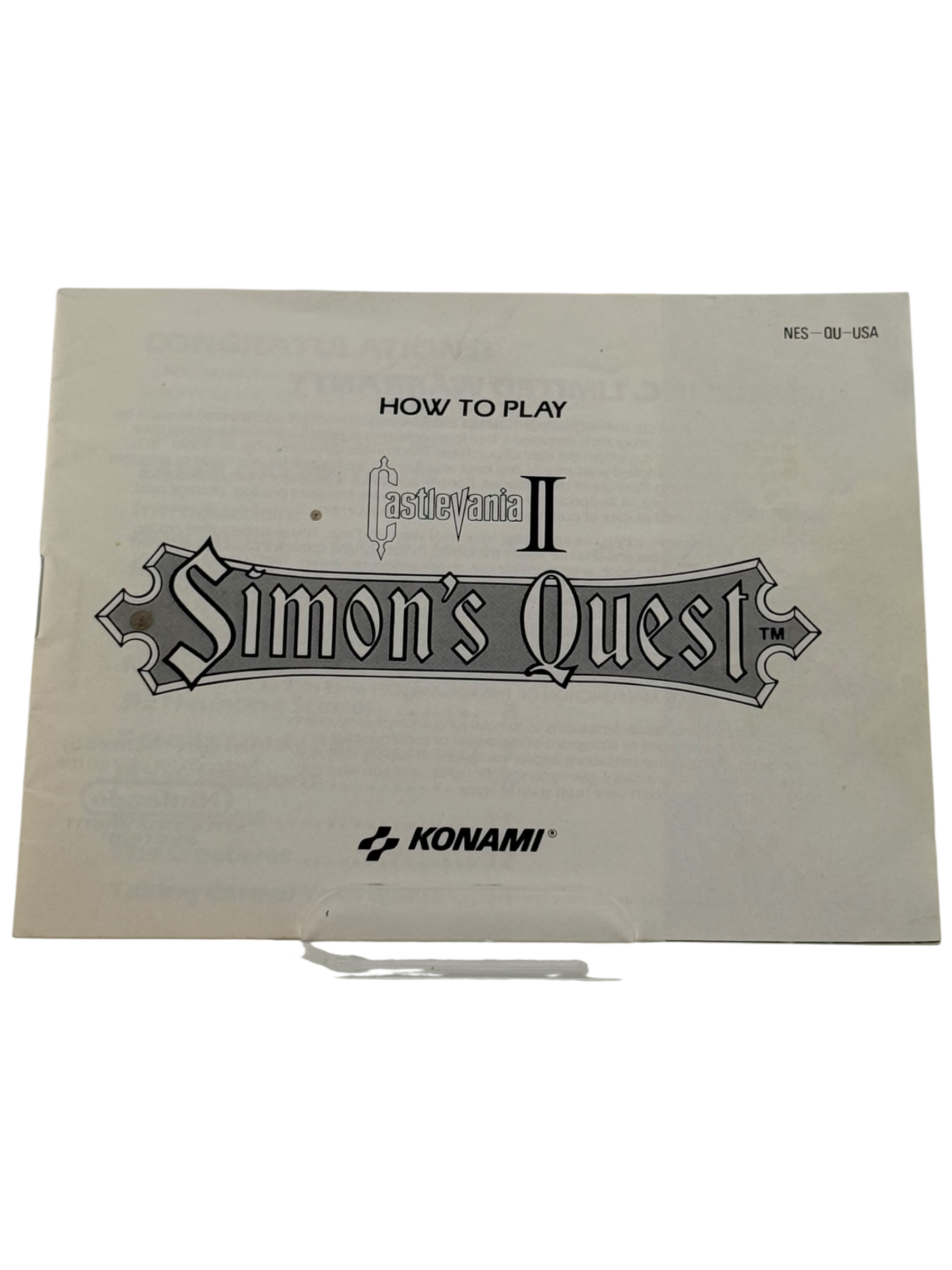 Castlevania II Simon's Quest