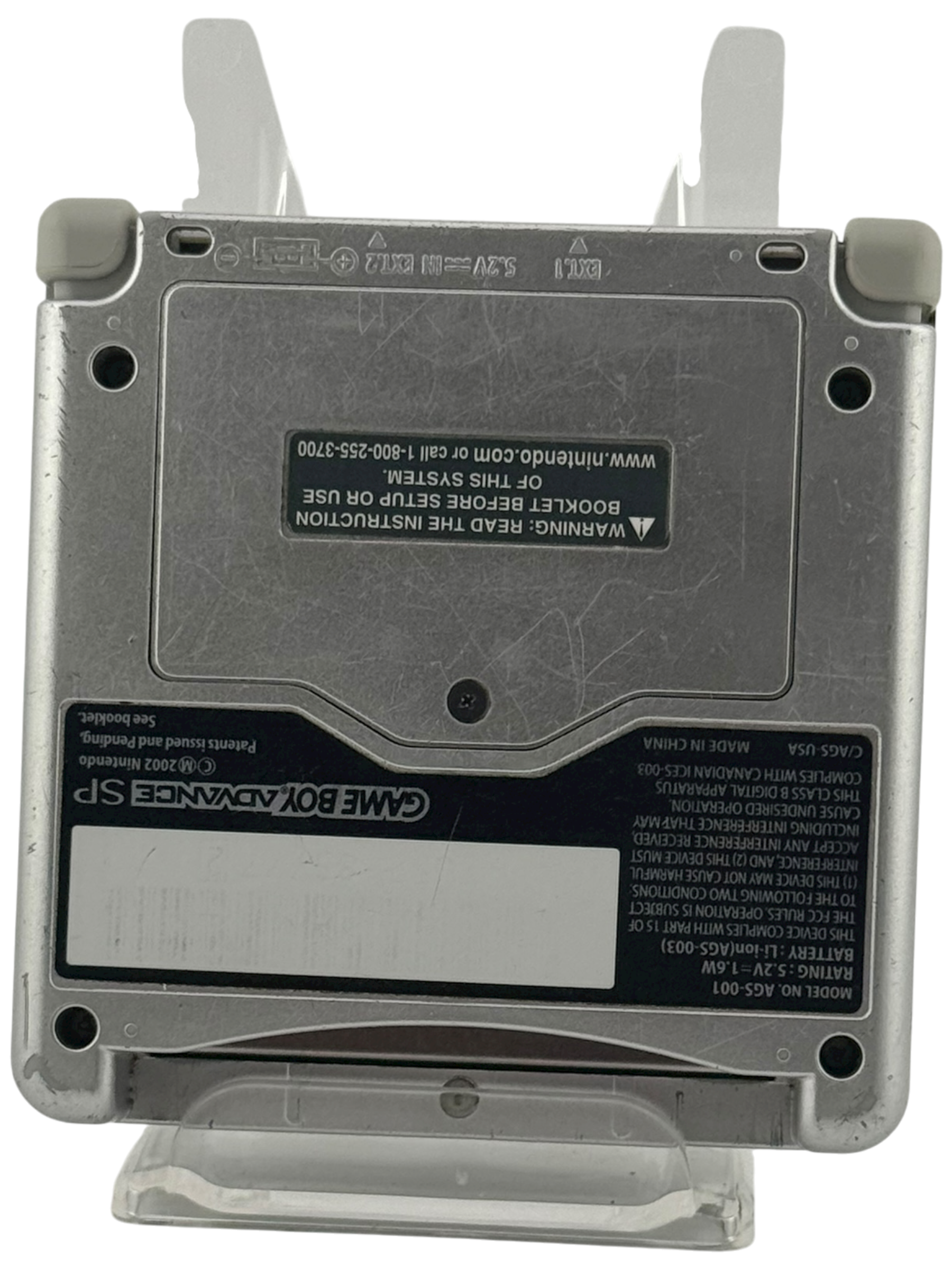 Platinum Gameboy Advance SP