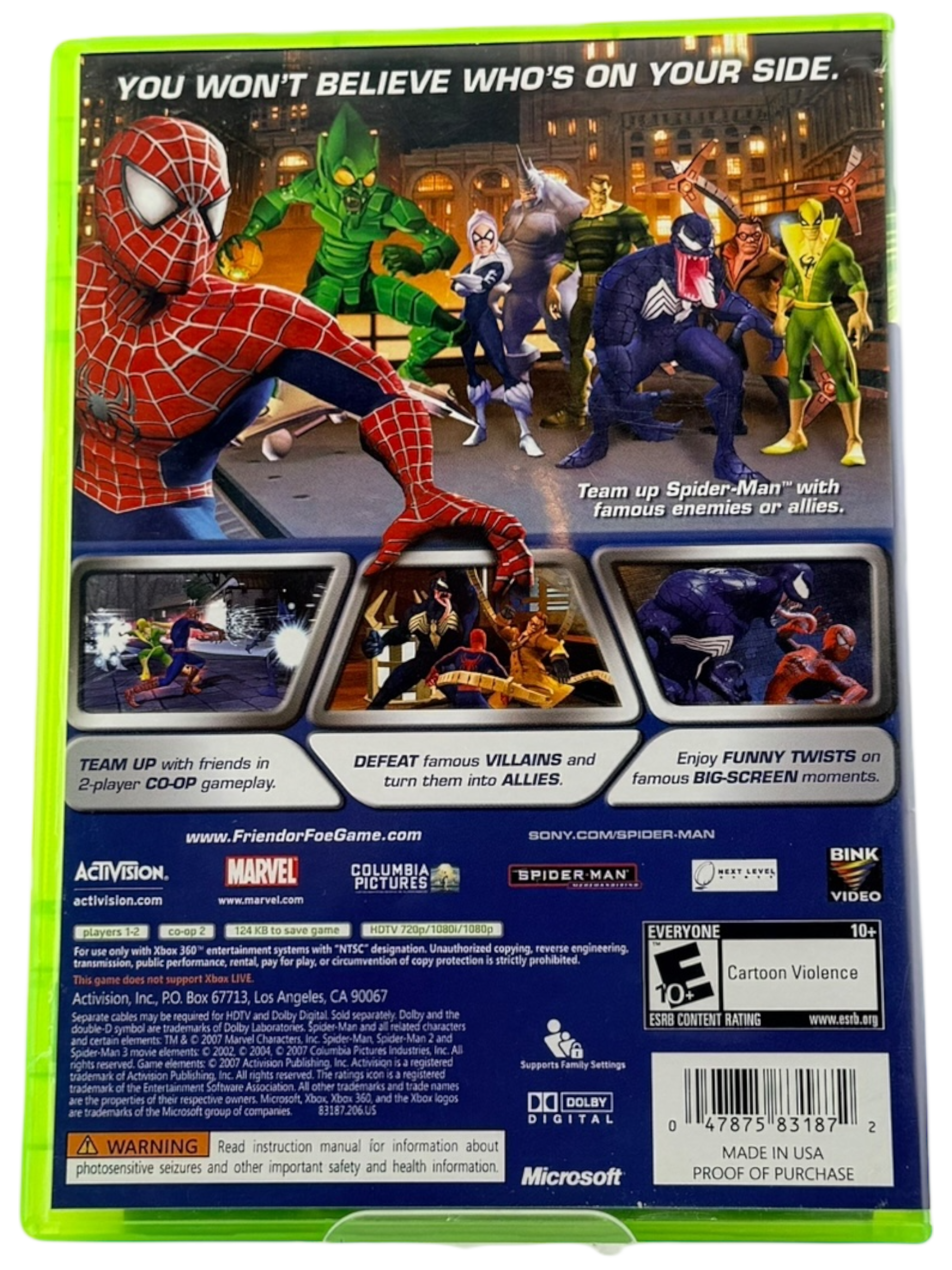 Spiderman Friend or Foe