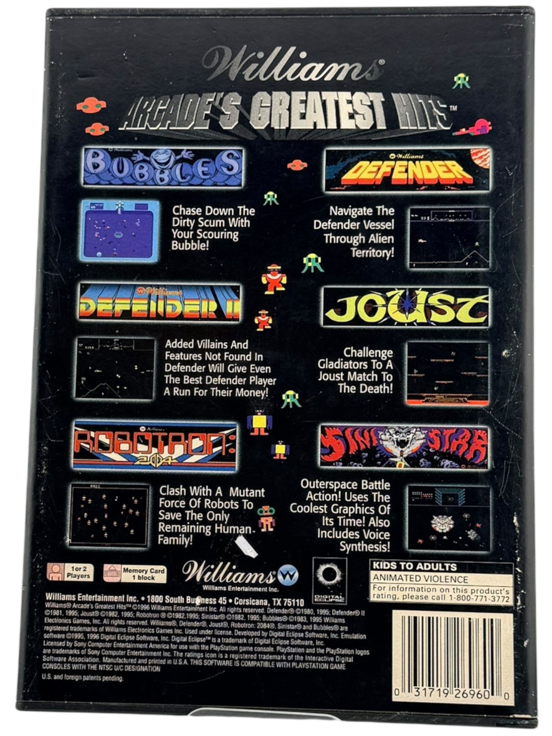 Williams Arcade's Greatest Hits [Long Box]