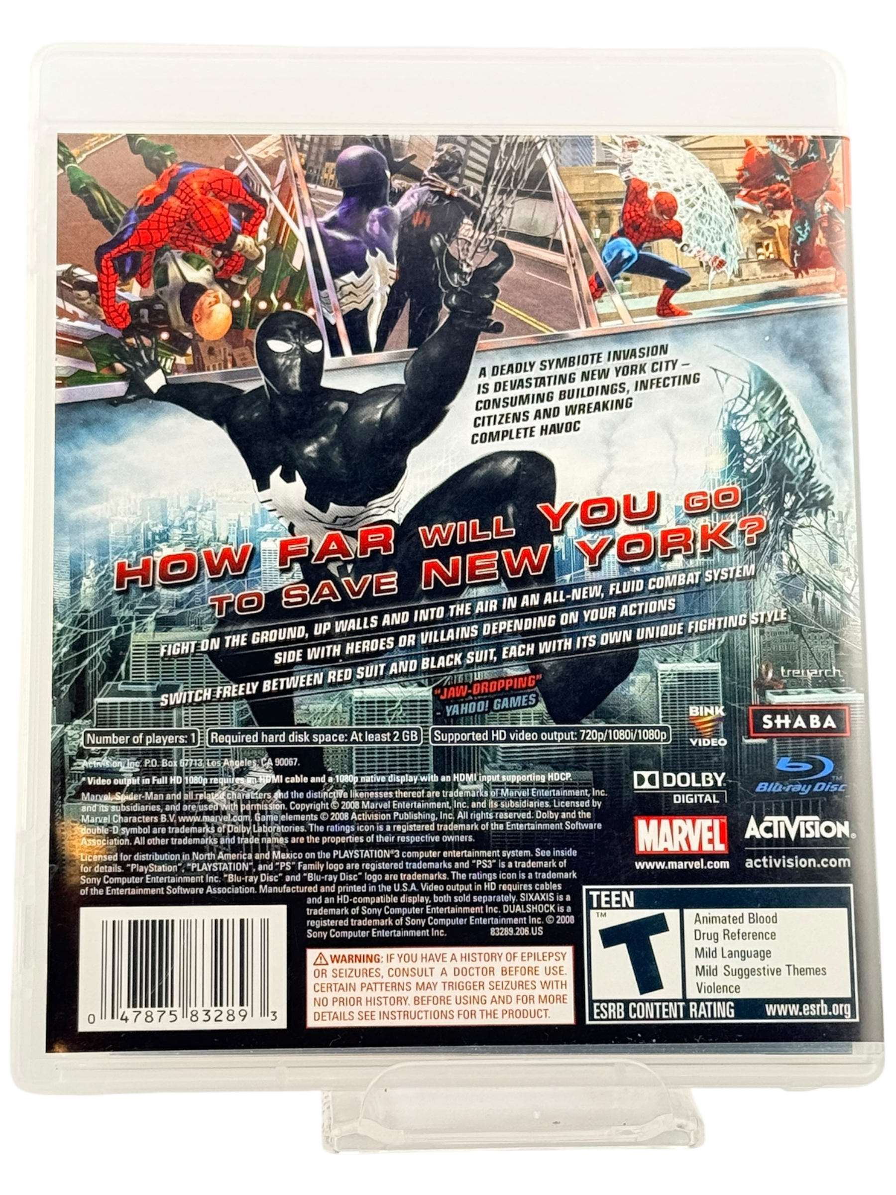 Spiderman Web of Shadows