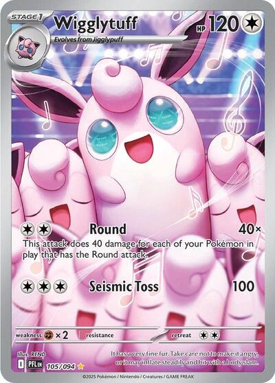 Wigglytuff - 105/094 - ME02: Phantasmal Flames #105/094 - Foil — product image