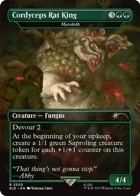 Mycoloth - Secret Lair Drop #2205 - Borderless Foil — product image