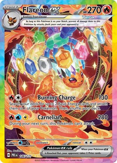 Flareon ex - 146/131 - SV: Prismatic Evolutions #146/131 - Foil — product image