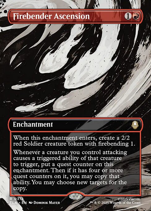 Firebender Ascension - Avatar: The Last Airbender #312 - Borderless Foil — product image