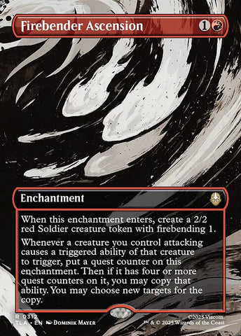 Firebender Ascension - Avatar: The Last Airbender #312 - Borderless Foil