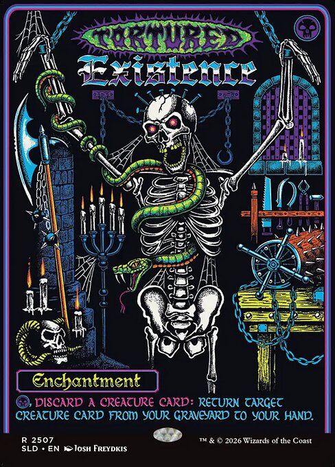 Tortured Existence - Secret Lair Drop #2507 - Borderless Foil — product image