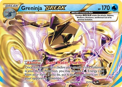 Greninja BREAK - XY - BREAKpoint #41/122 - Foil
