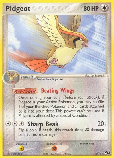 Pidgeot - POP Series 2 #002/017 - Foil — product image
