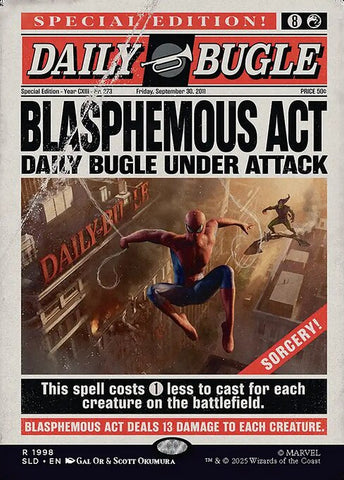 Blasphemous Act - Secret Lair Drop #1998 - Borderless Foil