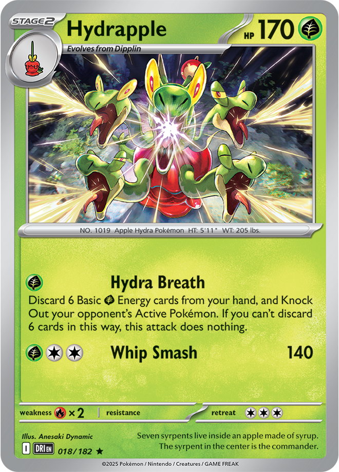 Hydrapple (Cosmos Holo) - #18/182 - Miscellaneous Cards & Products (MCAP)