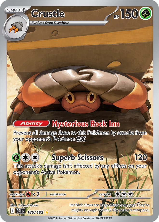 Crustle - 186/182 - SV10: Destined Rivals