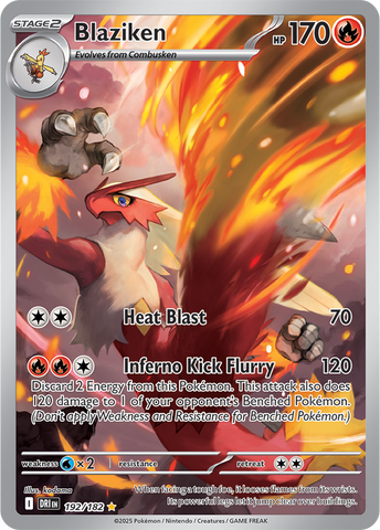 Blaziken - 192/182 - SV10: Destined Rivals