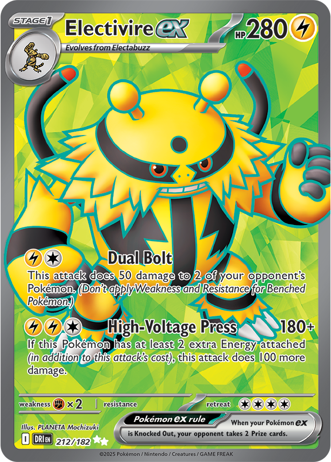 Electivire ex - 212/182 - SV10: Destined Rivals