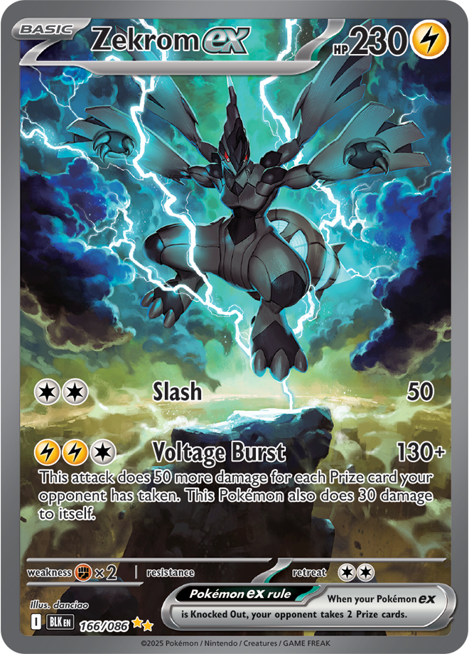 Zekrom ex - 166/086 - SV: Black Bolt