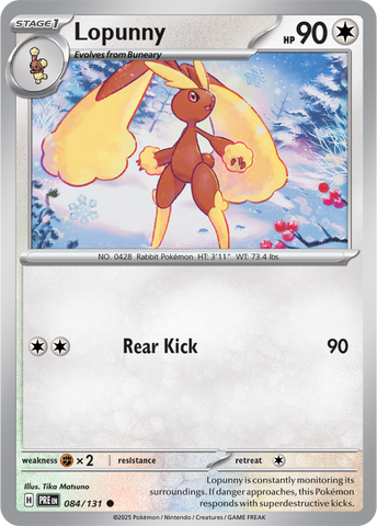 Lopunny (Master Ball Pattern) - #84/131 - SV: Prismatic Evolutions