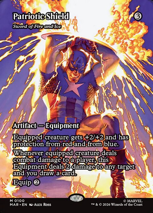 Sword of Fire and Ice - Marvel Universe #100 - Borderless Non-Foil — product image